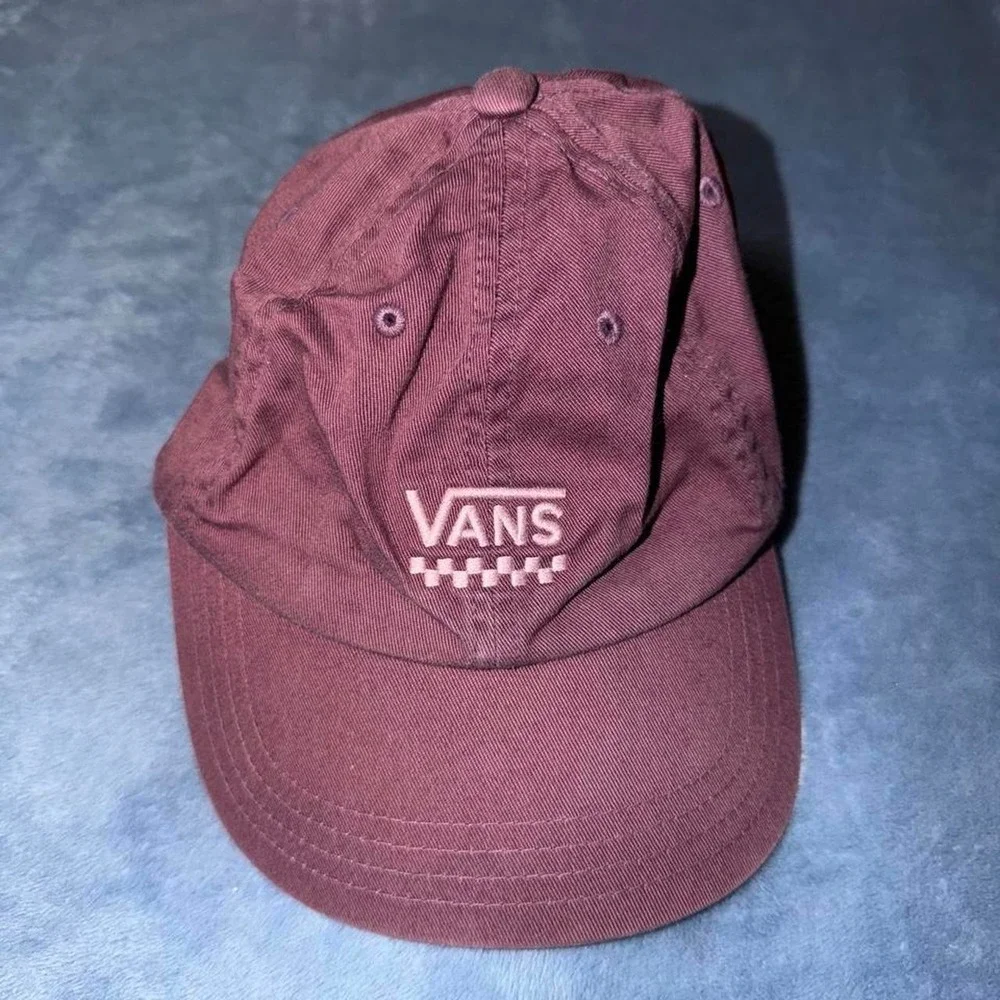 Vans maroon baseball cap one size